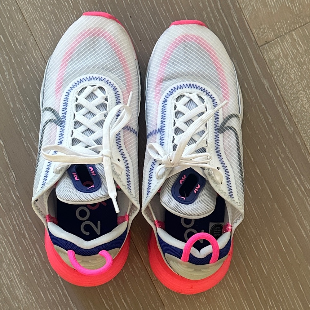 Nike Air Max 2090 Laser Pink White Sneakers CZ3867-101 Size 7